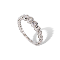 Anello riviera Recarlo  R66GS002-17 in oro 18k e diamanti naturali Donna  - R66GS002-17